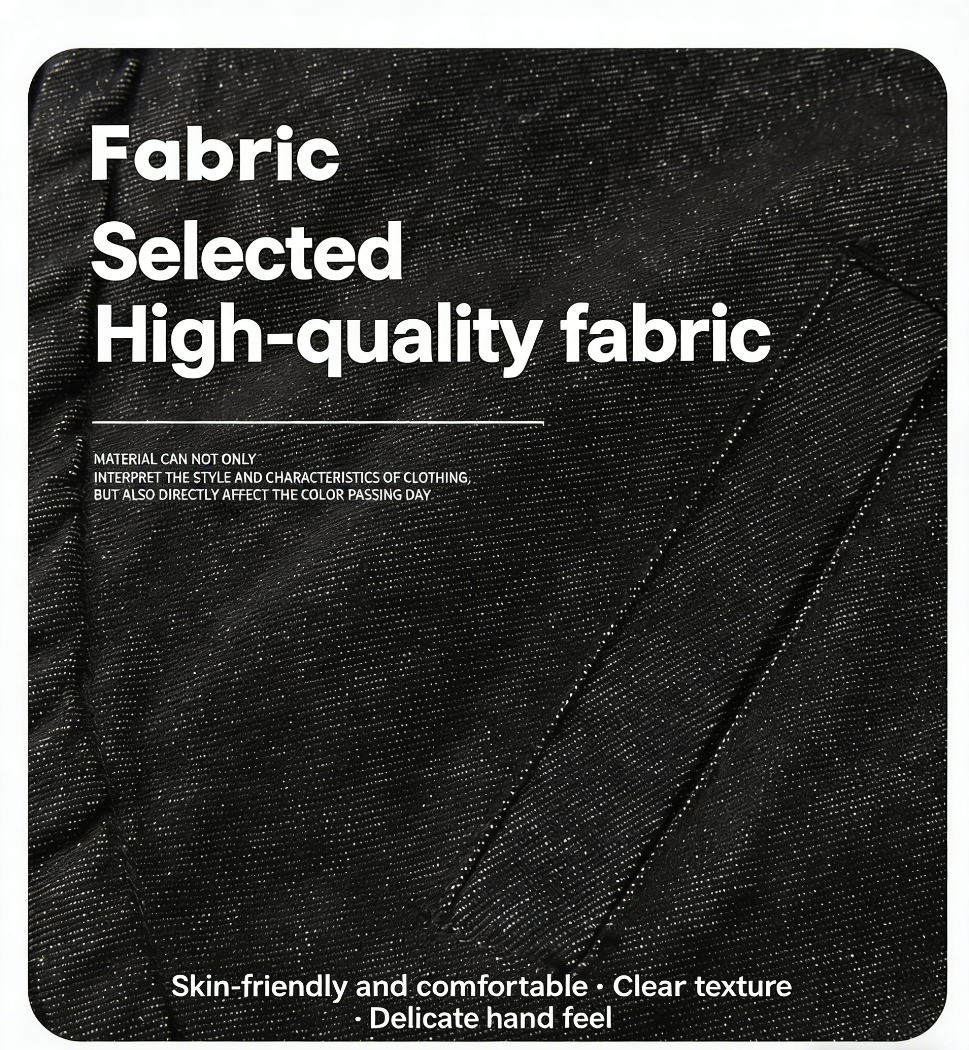 "Slanted Sequence - Dark Deconstructed Denim Jacket"