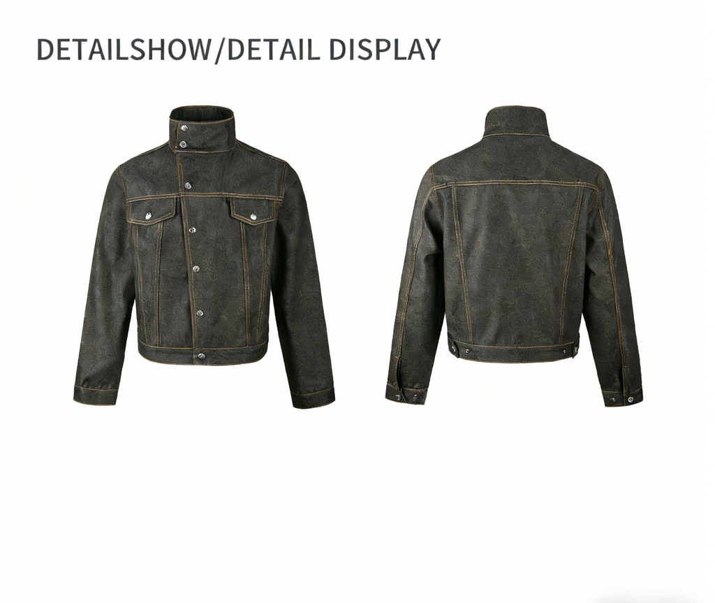 raw denim jacket