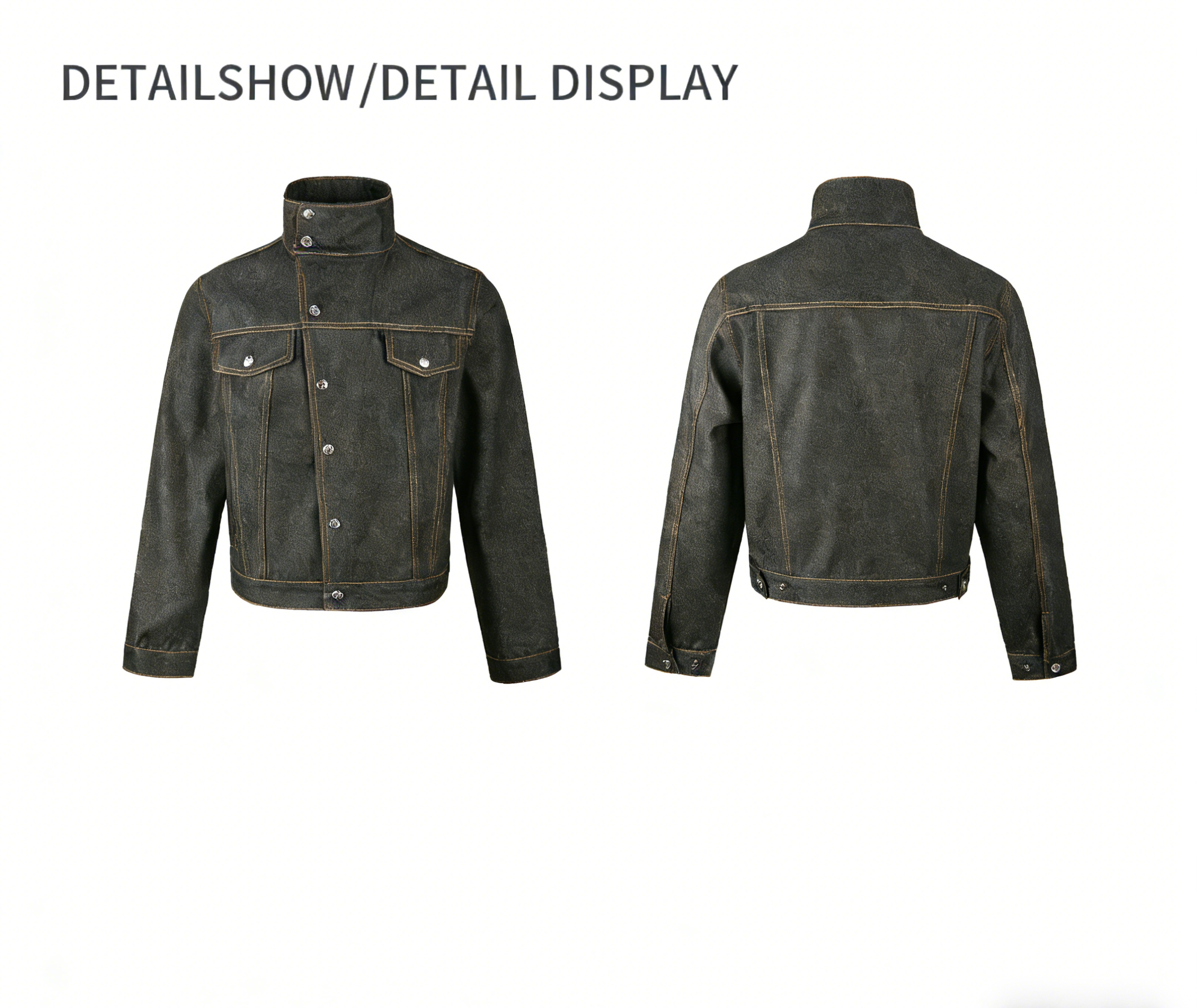 raw denim jacket