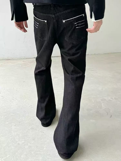 بنطلون جينز أسود