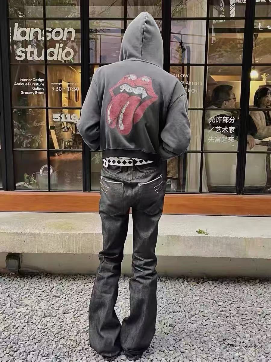 بنطلون جينز أسود