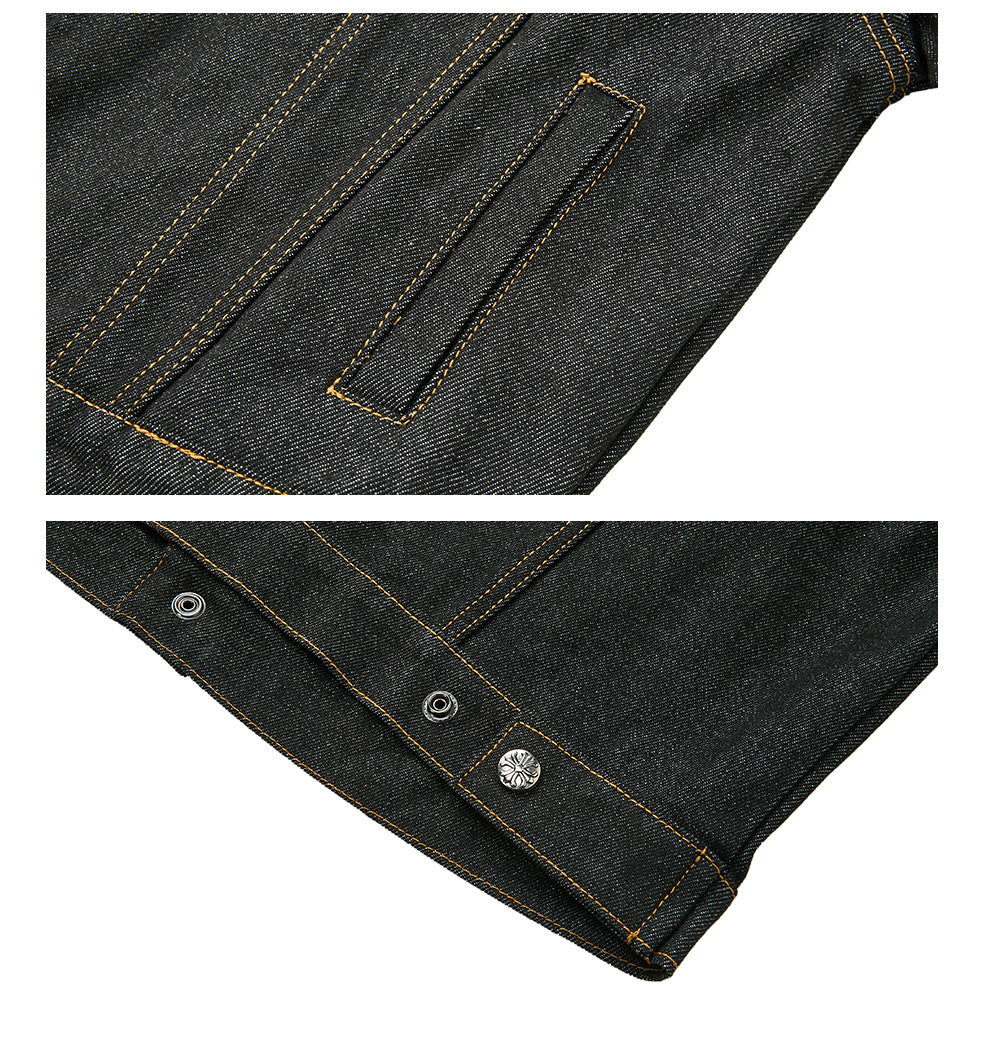 raw denim jacket