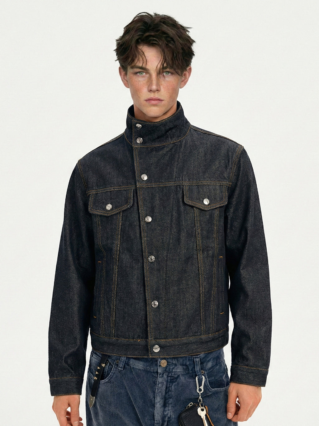 raw denim jacket