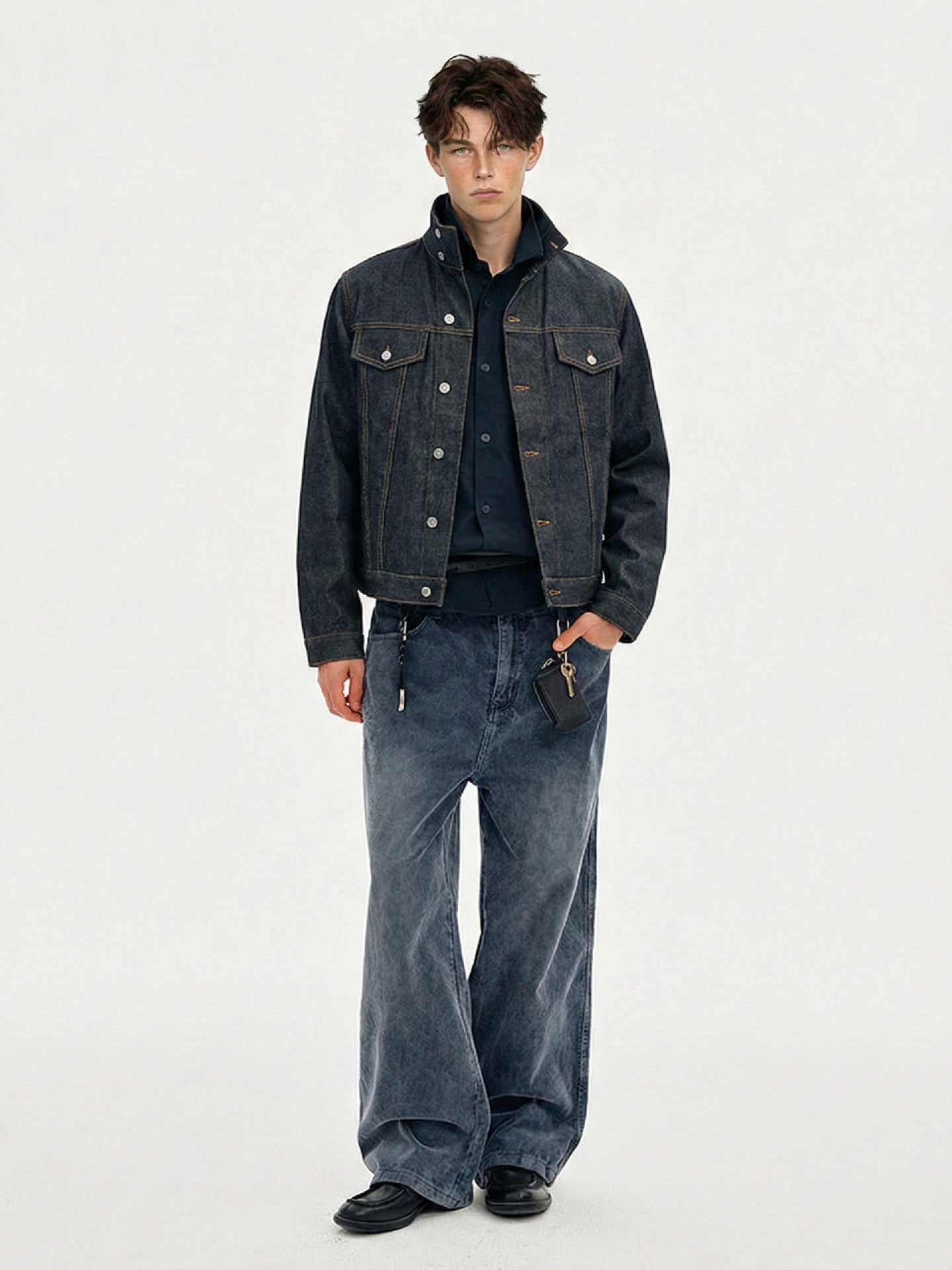 raw denim jacket