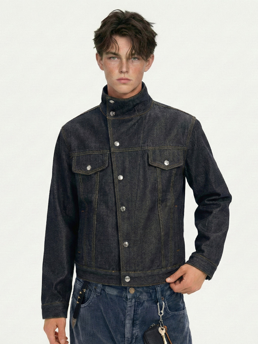 raw denim jacket
