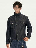 raw denim jacket