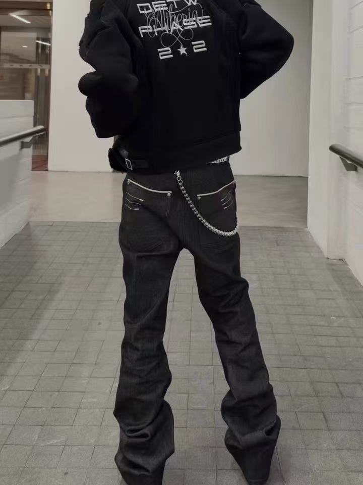 بنطلون جينز أسود