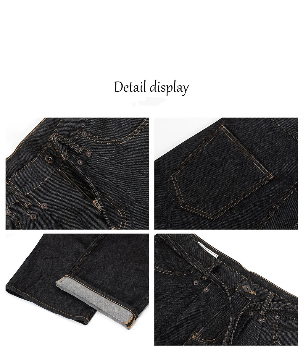 Black stiff jeans